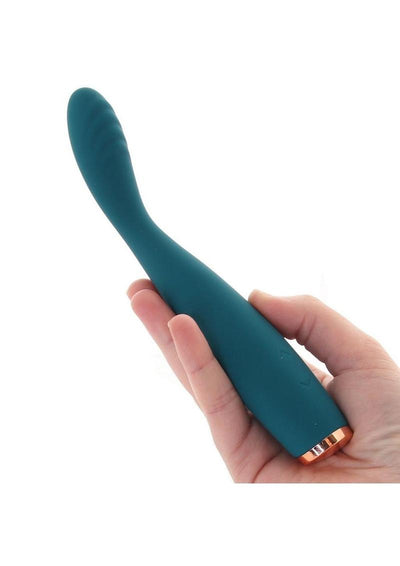 Luxe Lillie Silicone Rechargeable Vibrating Slim Wand Massager