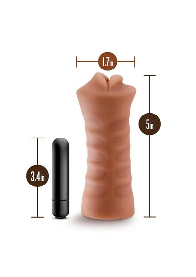 M For Men Isabella Vibrating Masturbator with Bullet - Mouth