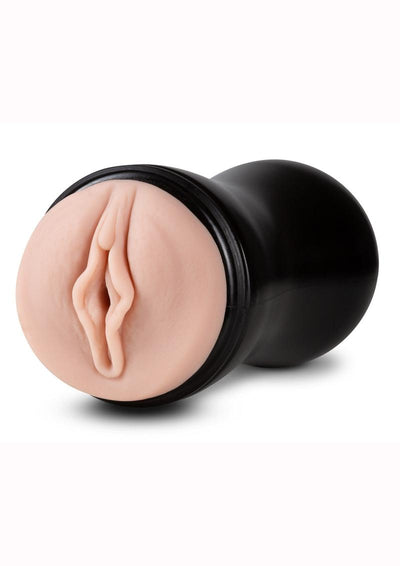 M For Men Soft and Wet Self Lubricating Masturbator Cup Ridge/Orb - Pussy - Flesh/Vanilla