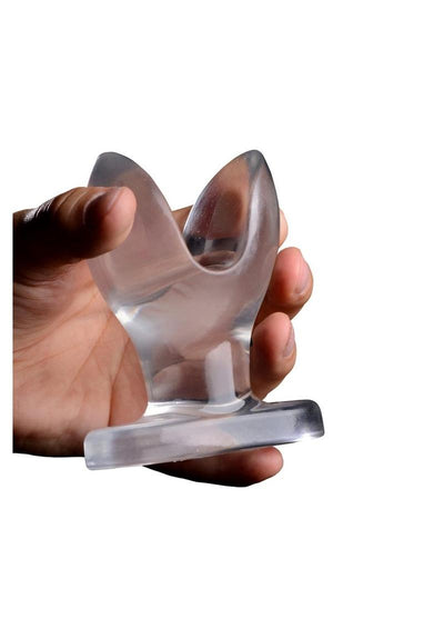 Master Series Anchored Clear Anal Plug