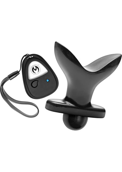 Master Series Ass Anchor Remote Control Vibrating Anal Plug - Black