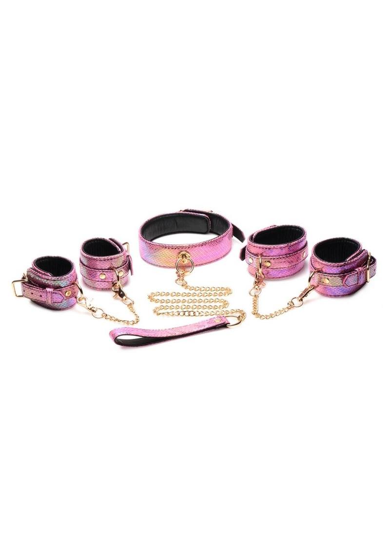 Master Series Captive Cobra Bondage - Multicolor/Pink/Rainbow - 6 Piece/Set