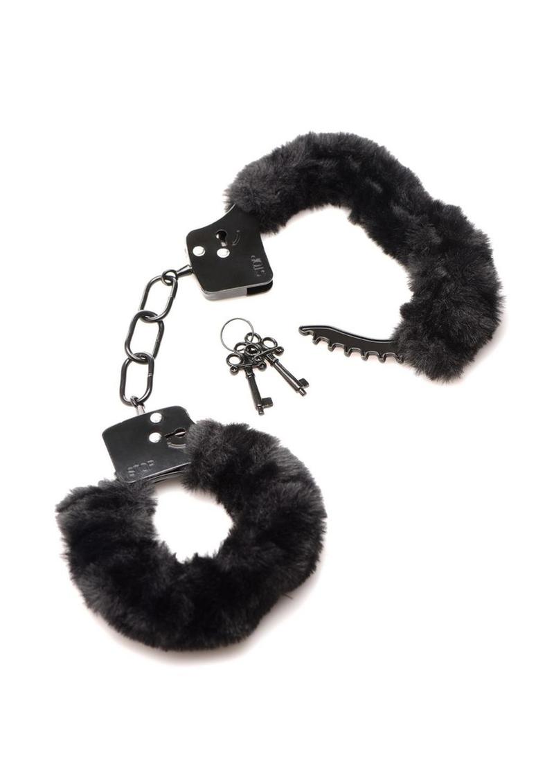 Master Series Cuffed In Fur Furry Handcuffs