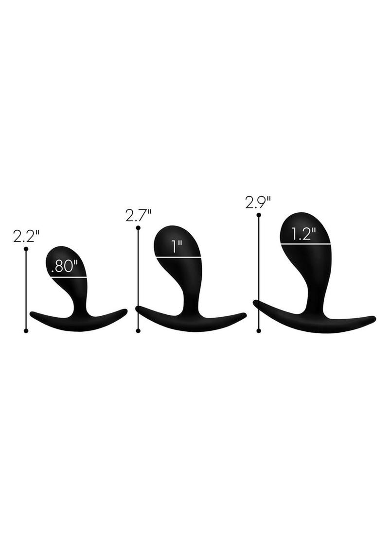 Master Series Dark Droplets Curved Anal Trainer