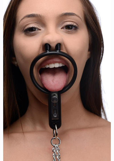 Master Series Degraded Mouth Spreader with Nipple Clamps