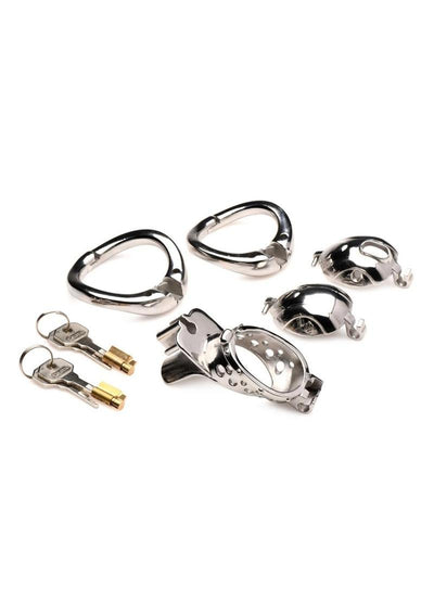 Master Series Entrapment Deluxe Locking Chastity Cage