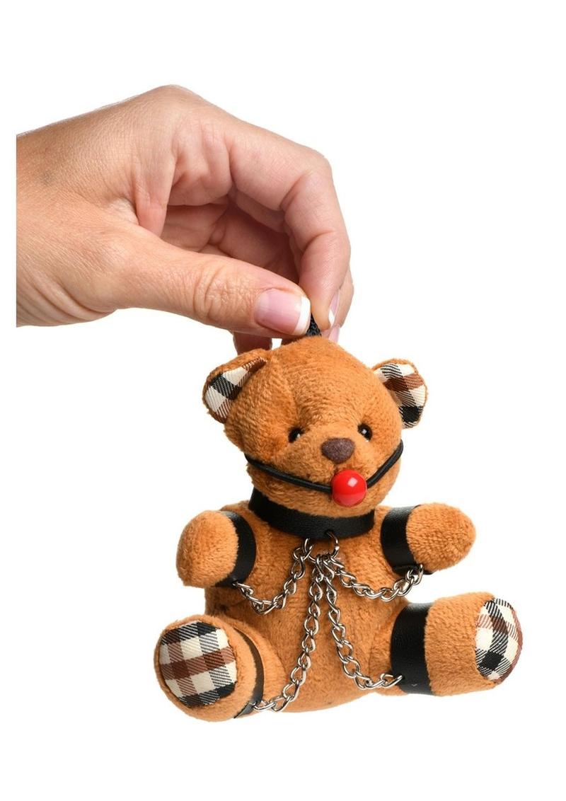 Master Series Gagged Teddy Bear Keychain