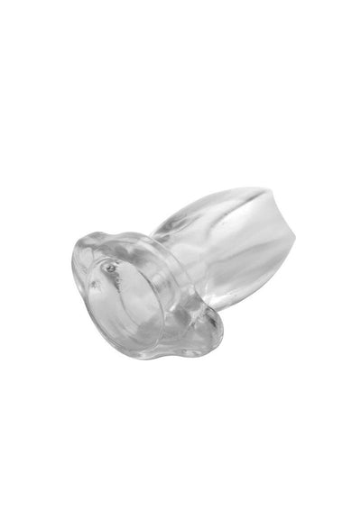 Master Series Peephole Clear Hollow Anal Plug