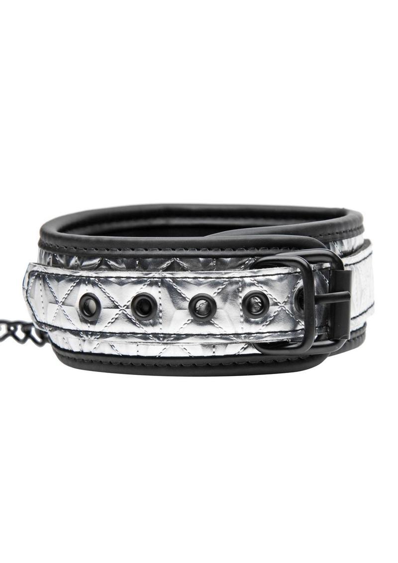 Master Series - Platinum Bound Chained Collar and Leash