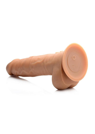 Master Series Power Pounder Realistic Thrusting Rechargeable Silicone Dildo