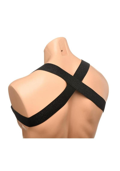 Ms Rave Chest Harness Lxl Blk/Gld