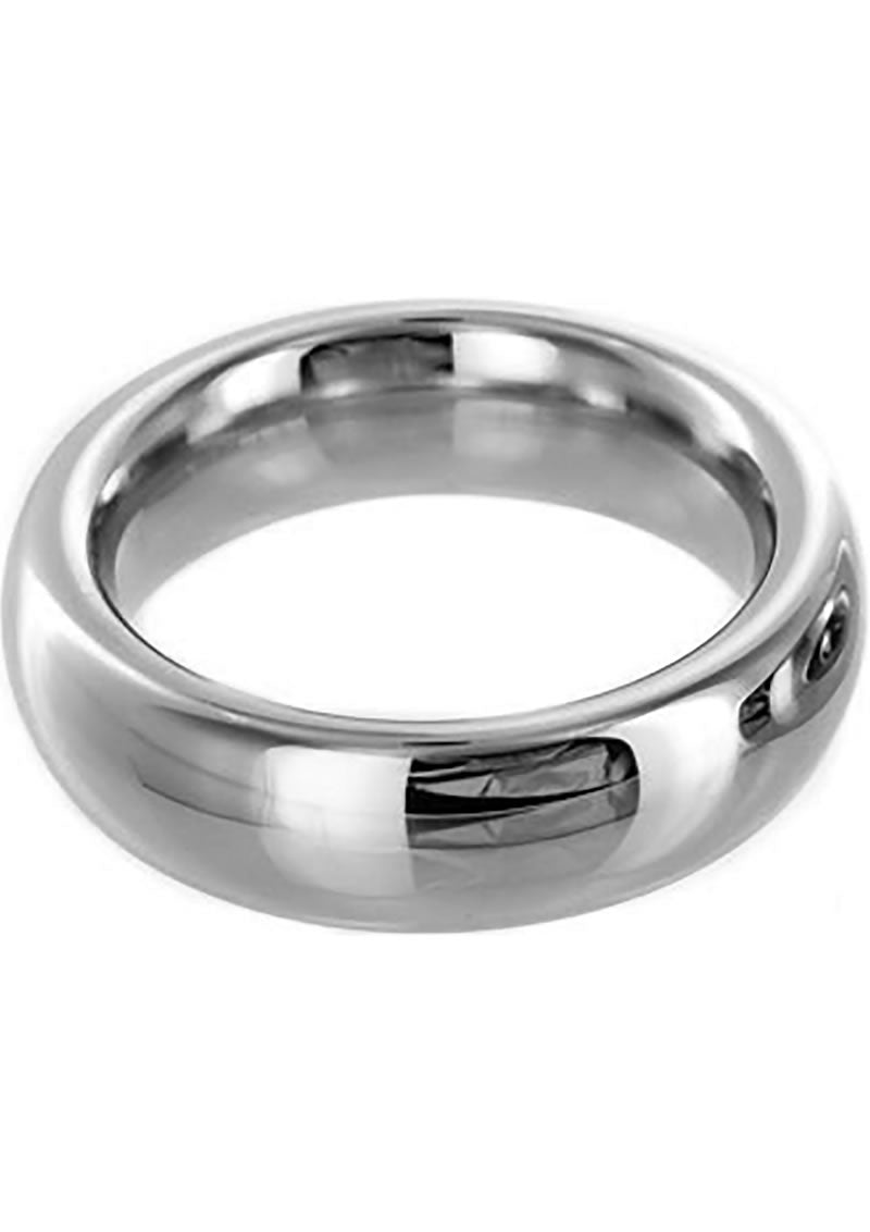 Master Series Stainless Steel Cock Ring - Silver - 1.75in