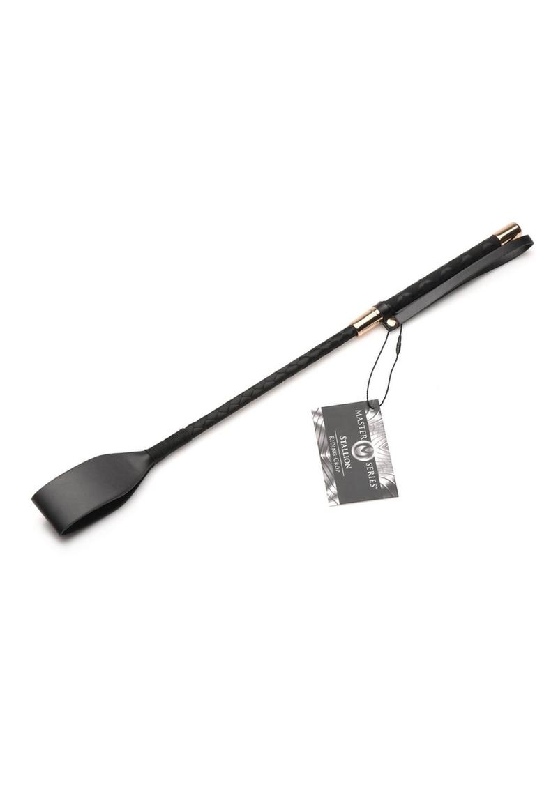 Master Series Stallion Riding Crop - Black - 18in