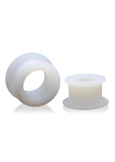 Master Series Stretch Master 2 Piece Training Silicone Ass Grommet - White - Set