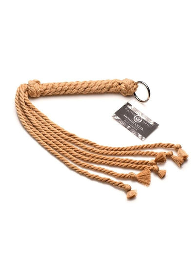 Master Series Swashbuckler Rope Flogger - Tan