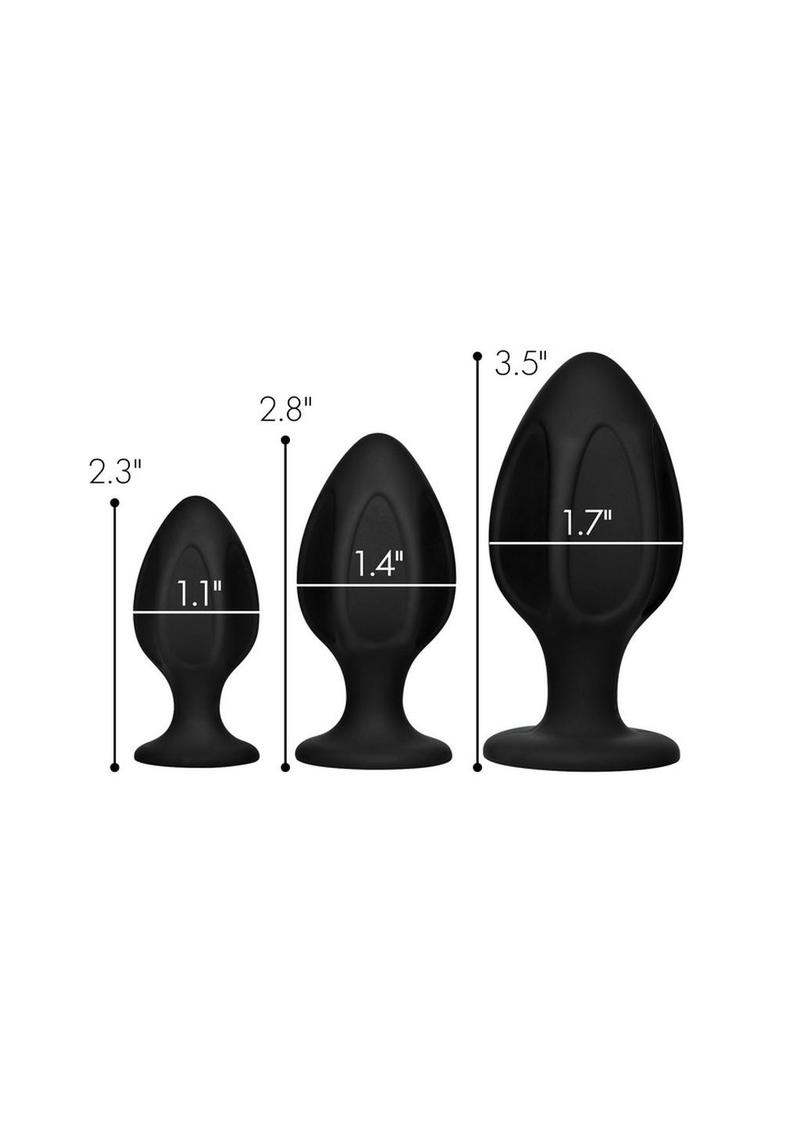 Master Series Triple Juicers Silicone Anal Trainer