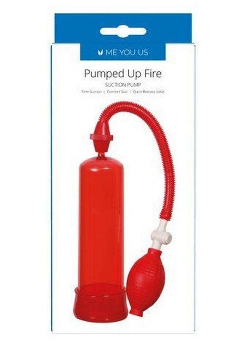 ME YOU US Pumped Up Fire Penis Pump