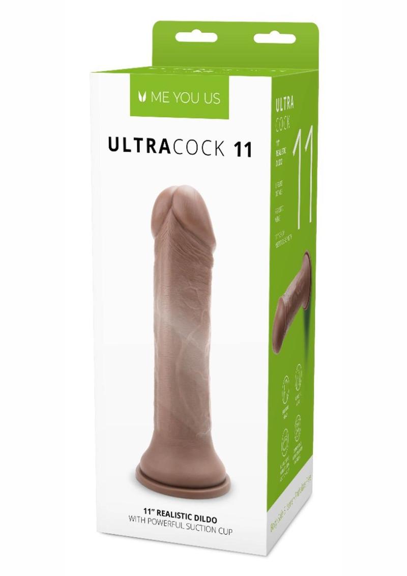 ME YOU US Ultra Cock Realistic Dildo - Caramel - 11in