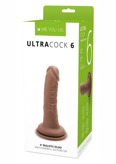 ME YOU US Ultra Cock Realistic Dildo - Caramel - 6in