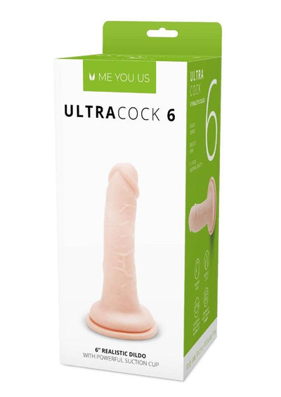 ME YOU US Ultra Cock Realistic Dildo - Vanilla - 6in