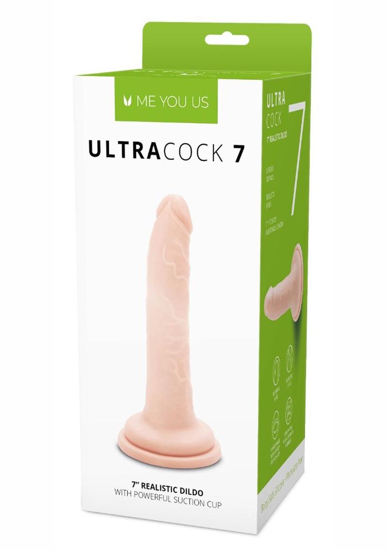 ME YOU US Ultra Cock Realistic Dildo - Vanilla - 7in