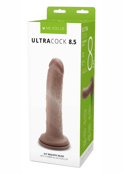 ME YOU US Ultra Cock Realistic Dildo - Caramel - 8.5in