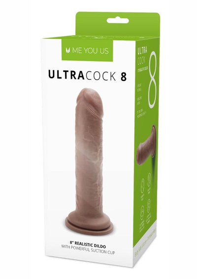 ME YOU US Ultra Cock Realistic Dildo - Caramel - 8in