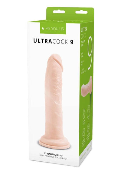 ME YOU US Ultra Cock Realistic Dildo - Vanilla - 9in