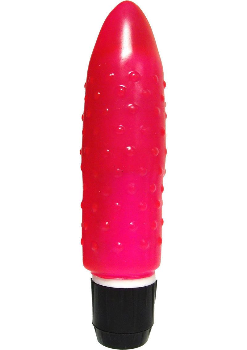 Mini Caribbean Number 2 Vibrator - Red - 5.7in