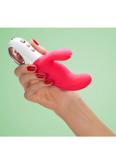 Miss Bi Silicone Vibrator with Clitoral Stimulator