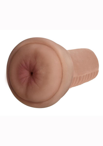 Mistress Jenna Vibrating Bioskin Dual Density Stroker - Ass - Caramel