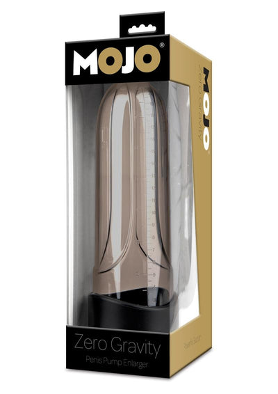 Mojo Zero Gravity Powerful Suction Penis Pump - Black/Clear