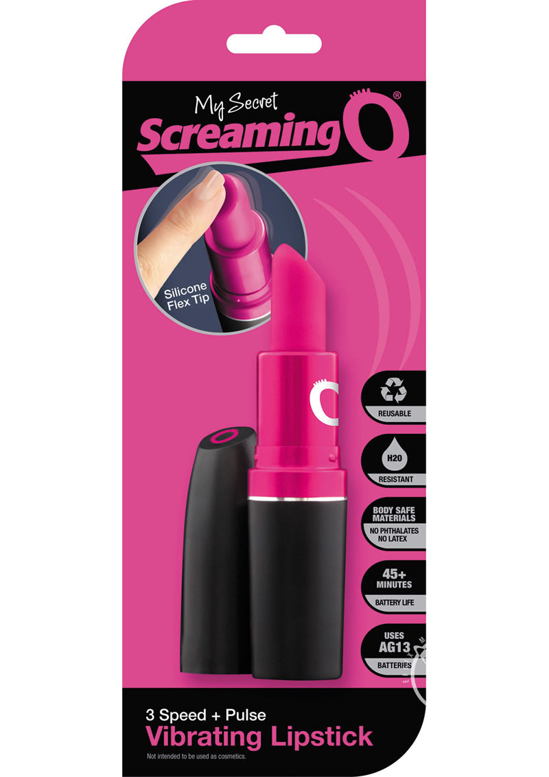 My Secret Vibrating Lipstick - Black/Pink - 12 Each Per Box