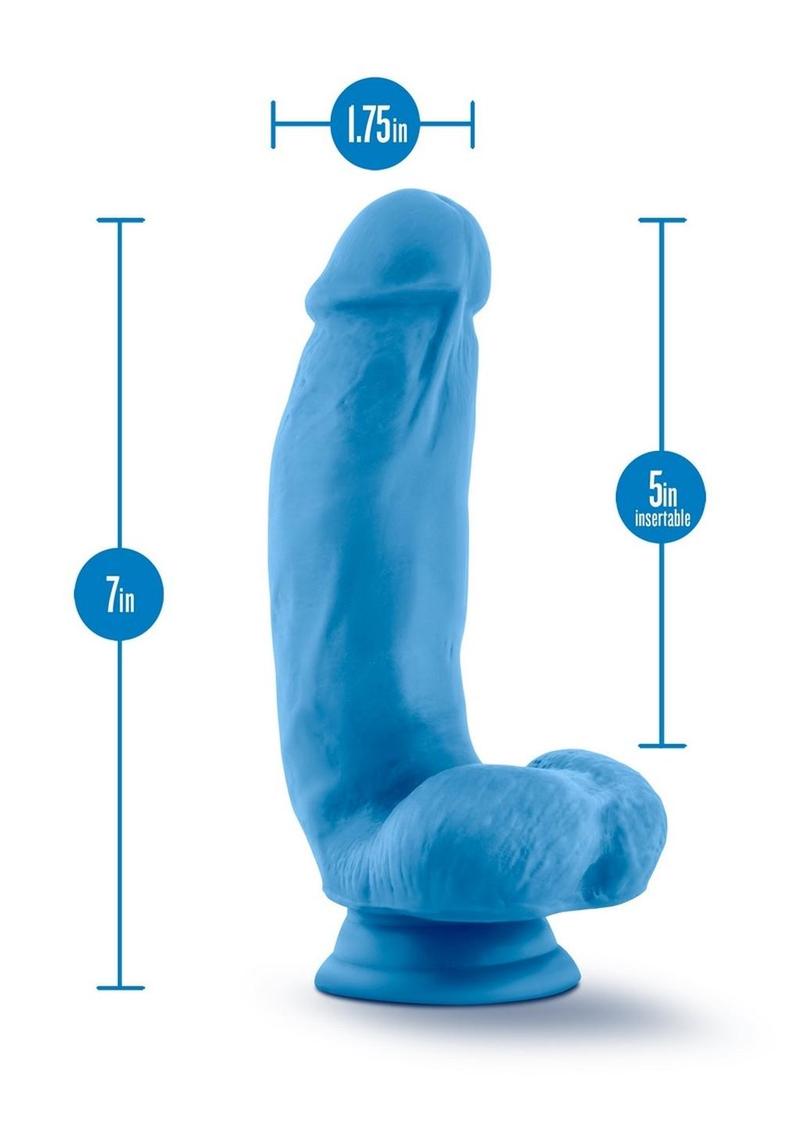 Neo Elite Silicone Dual Density Cock with Balls