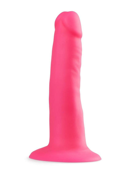 Neo Elite Silicone Dual Density Dildo - Pink - 6in