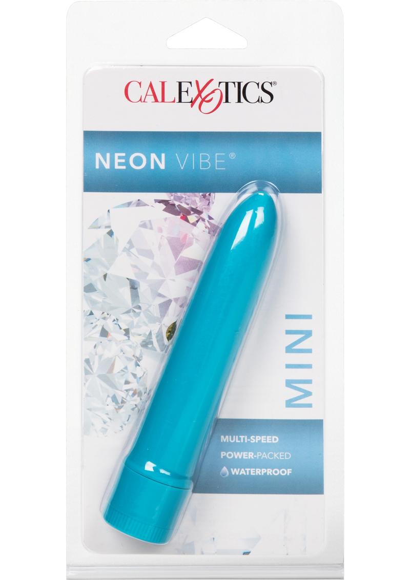 Neon Vibe Mini Vibrator - Blue