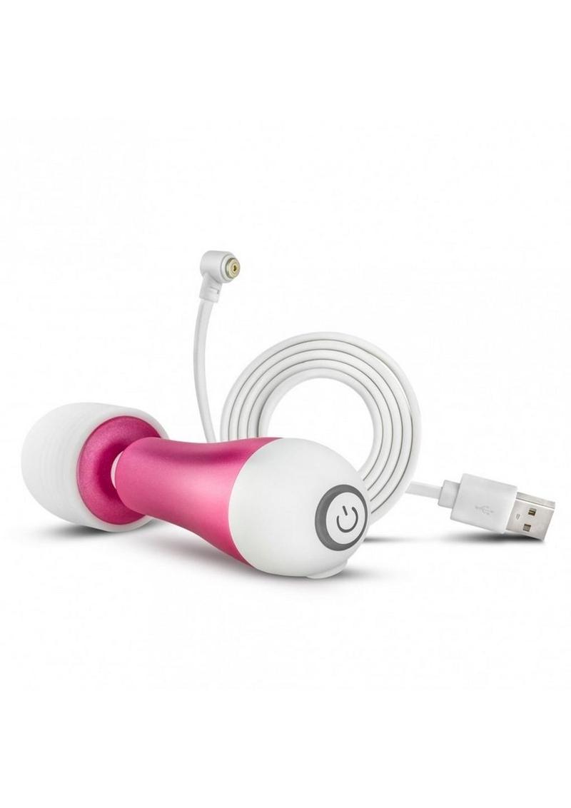 Noje Jules - Rose Rechargeable Silicone Wand Massager