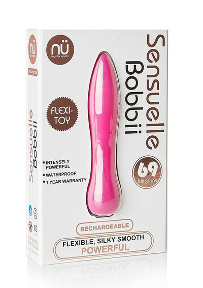 Nu Sensuelle Bobbii Rechargeable Silicone Bullet - Magenta/Pink