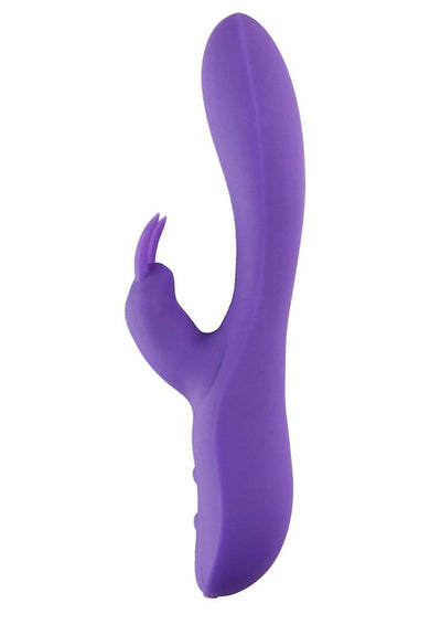 Nu Sensuelle Brandii Rechargeable Silicone G-Spot Rabbit Vibrator - Purple