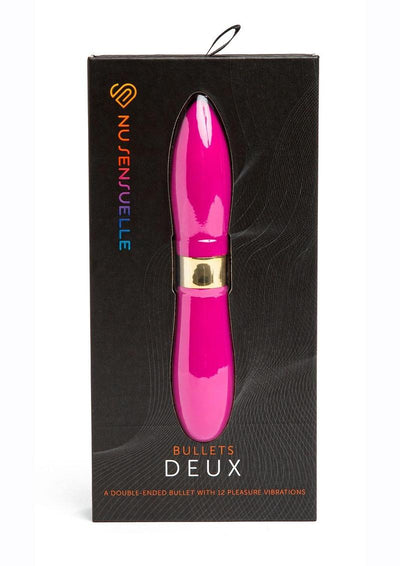 Nu Sensuelle Deux Silicone Rechargeable Bullet - Magenta/Pink/Rose Gold