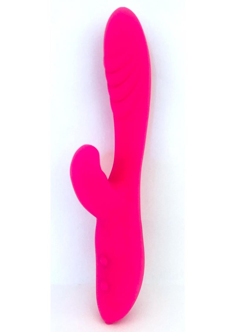 Nu Sensuelle Indii Xlr8 Rechargeable Silicone G-Spot Rabbit Vibrator - Pink