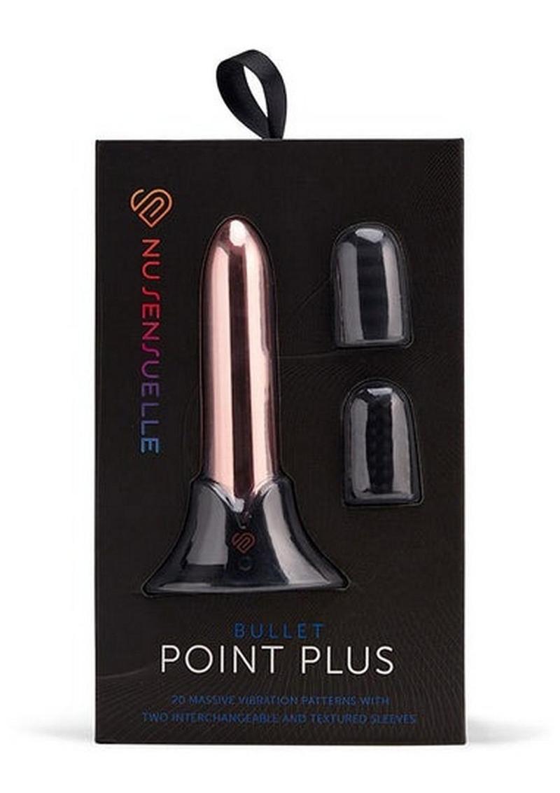 Nu Sensuelle Point Plus Rechargeable Bullet - Pink/Rose Gold