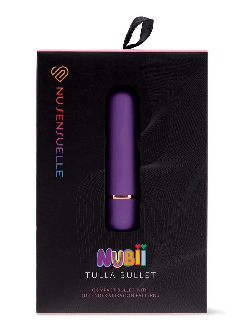 Nu Sensuelle Tulla Nubii Rechargeable Silicone Bullet - Purple