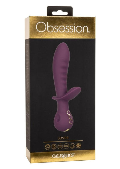 Obsession Lover Rechargeable Silicone Dual Vibrator - Purple