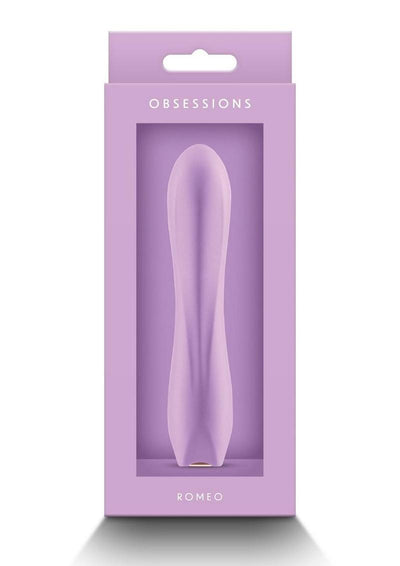 Obsessions Romeo Rechargeable Silicone Vibrator - Lavender/Purple