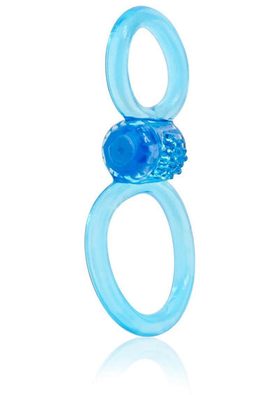 Ofinity Plus Super Stretchy Vibrating Double Silicone Cock Ring Waterproof