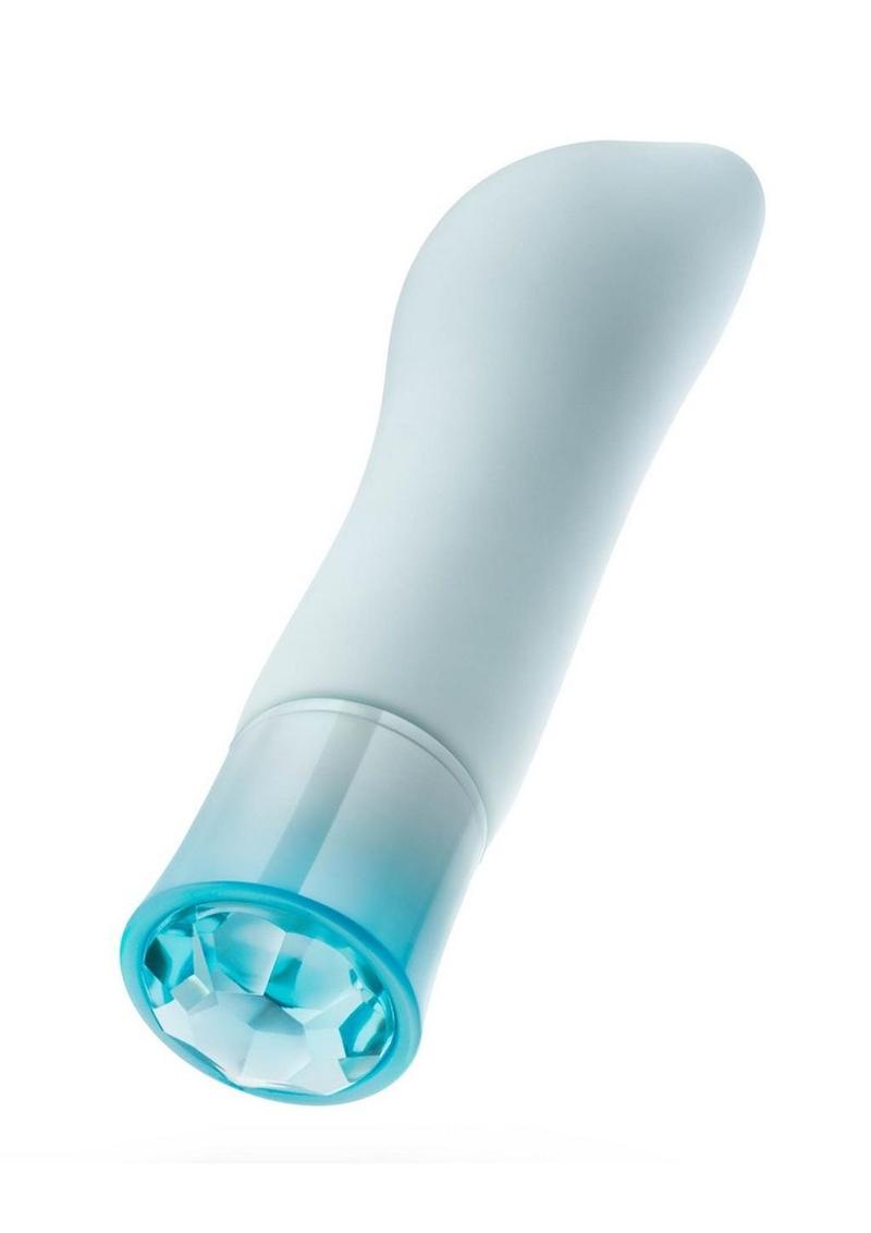 Oh My Gem Ardor Rechargeable Silicone Vibrator - Aquamarine