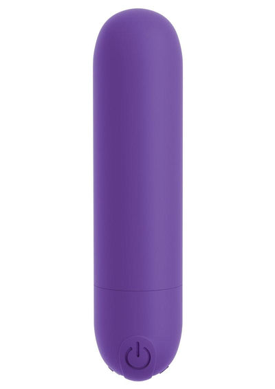 Omg! Bullets #Play Rechargeable Silicone Vibrating Bullet - Purple