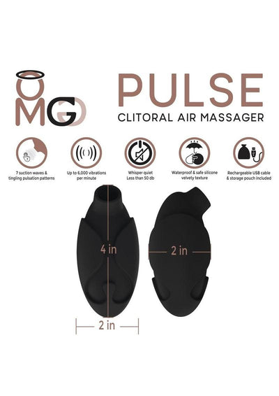 Omg Pulse Rechargeable Silicone Clitoral Air Massager