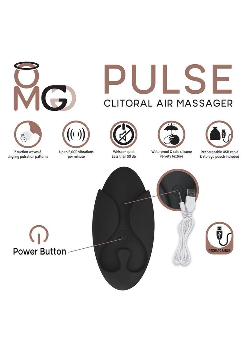 Omg Pulse Rechargeable Silicone Clitoral Air Massager